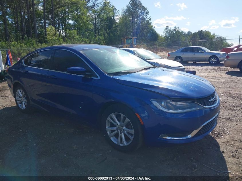 2016 Chrysler 200 Limited VIN: 1C3CCCAB6GN120103 Lot: 40607090