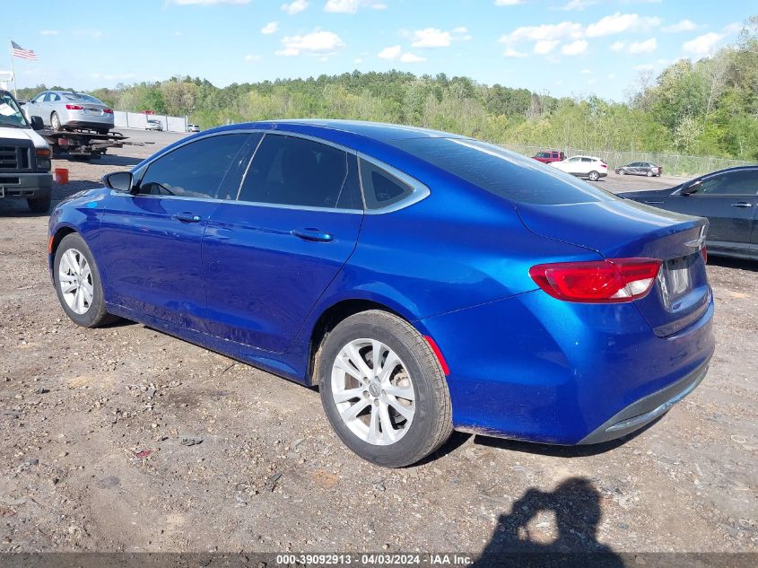 2016 Chrysler 200 Limited VIN: 1C3CCCAB6GN120103 Lot: 40607090