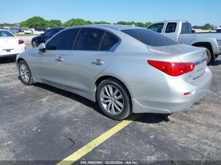 JN1EV7AR5GM345723 | 2016 INFINITI Q50