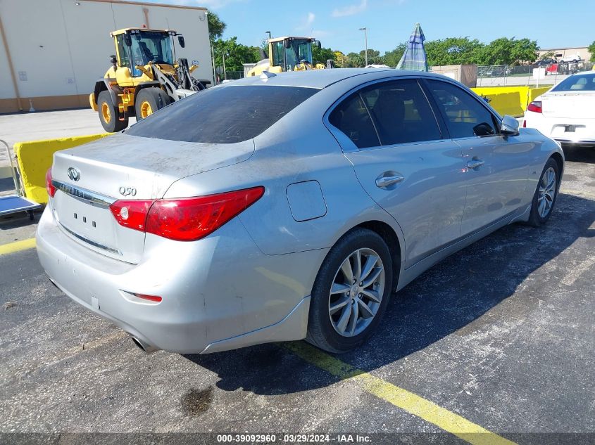 JN1EV7AR5GM345723 | 2016 INFINITI Q50