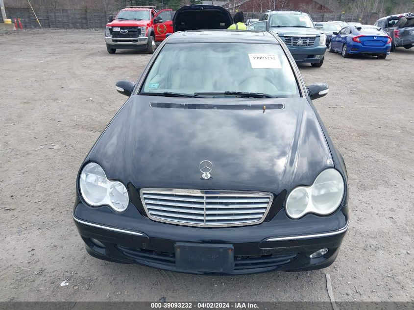 WDBRF81J75F628958 | 2005 MERCEDES-BENZ C 240