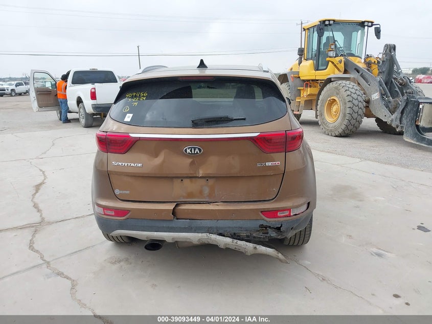 VIN KNDPR3A61H7166295 2017 KIA SPORTAGE SX