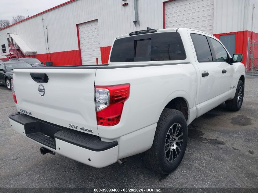 2024 Nissan Titan Sv 4X4 VIN: 1N6AA1EC9RN110486 Lot: 39093460