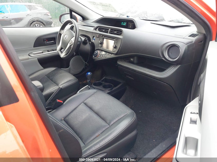 2012 Toyota Prius C Four VIN: JTDKDTB37C1031458 Lot: 39093521