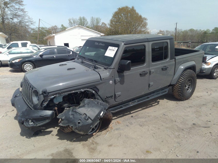 VIN 1C6HJTAG5ML506836 2021 JEEP GLADIATOR SPORT S 4X4