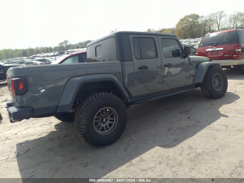 VIN 1C6HJTAG5ML506836 2021 JEEP GLADIATOR SPORT S 4X4