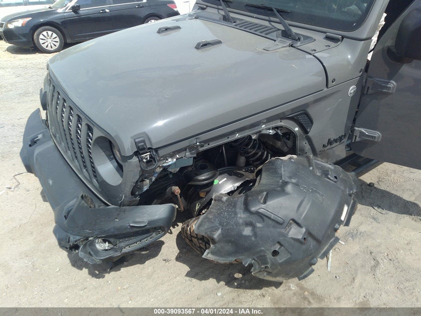 VIN 1C6HJTAG5ML506836 2021 JEEP GLADIATOR SPORT S 4X4
