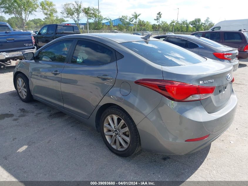 2014 Hyundai Elantra Se VIN: 5NPDH4AE5EH494202 Lot: 39093680