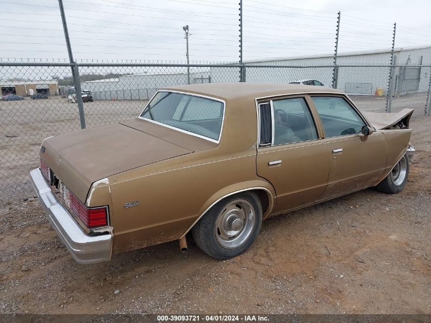 1981 Chevrolet Malibu VIN: 1G1AT69J2BK456950 Lot: 39093721