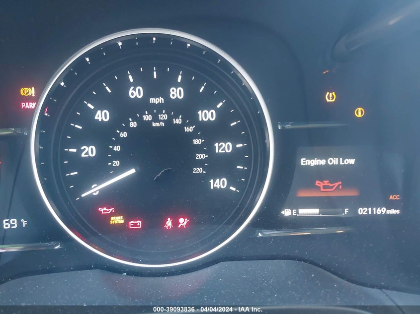 VIN 3CZRU5H54MM722786 2021 HONDA HR-V EX