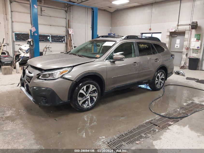 VIN 4S4BTANC5N3203198 2022 SUBARU OUTBACK LIMITED