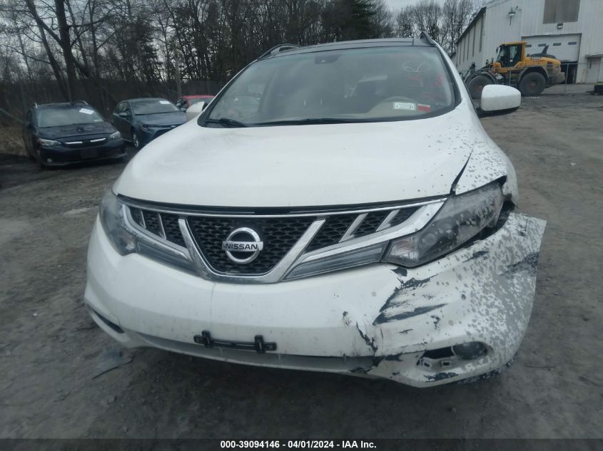 JN8AZ1MWXDW308346 2013 Nissan Murano Le