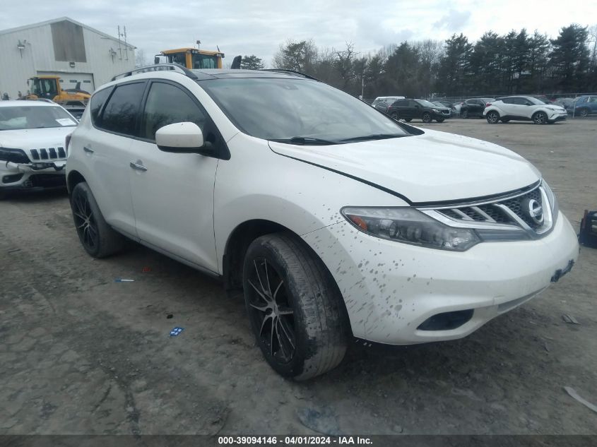 JN8AZ1MWXDW308346 2013 Nissan Murano Le