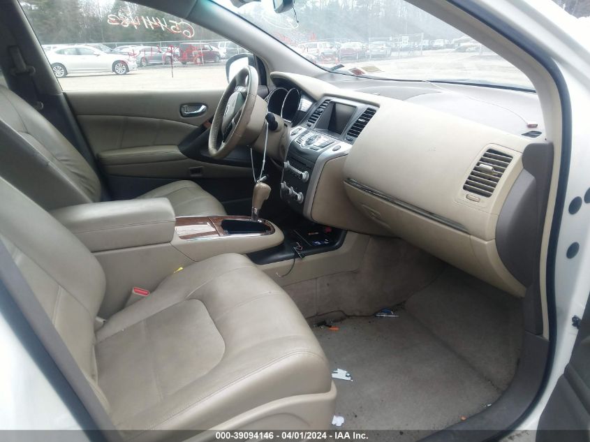 JN8AZ1MWXDW308346 2013 Nissan Murano Le