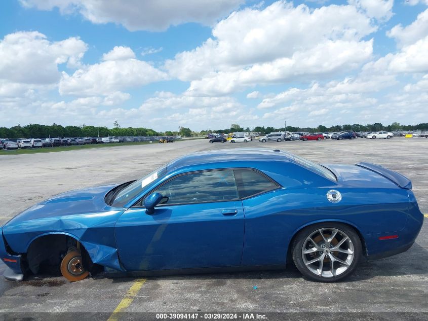 2C3CDZJG6NH249721 | 2022 DODGE CHALLENGER