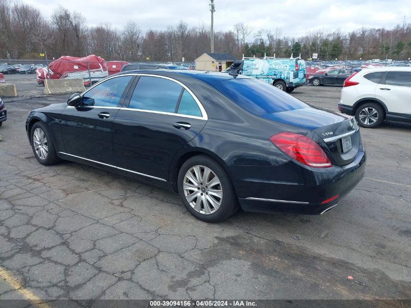 2014 Mercedes-Benz S 550 4Matic VIN: WDDUG8FBXEA041859 Lot: 39094156