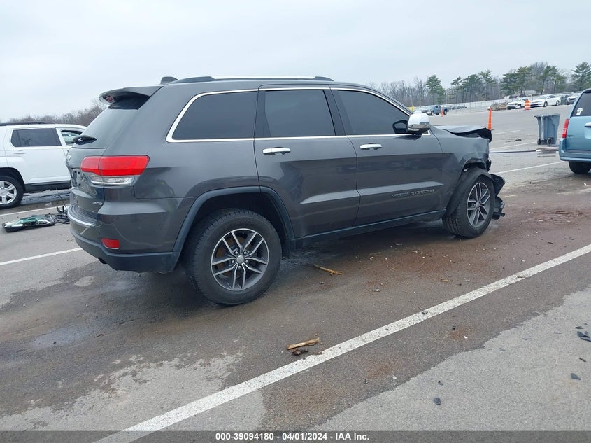 VIN 1C4RJFBG7JC199808 2018 JEEP GRAND CHEROKEE LIMITED 4X4