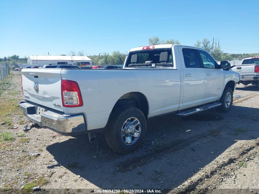 2022 Ram 2500 Big Horn 4X4 8' Box VIN: 3C6UR5JL8NG247547 Lot: 39094295