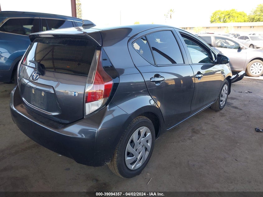 2015 Toyota Prius C One VIN: JTDKDTB33F1584435 Lot: 39094357
