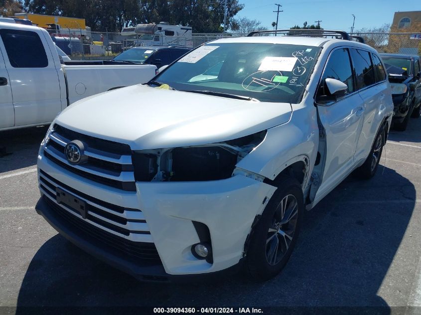 2018 Toyota Highlander Le Plus VIN: 5TDZZRFH2JS278492 Lot: 39094360