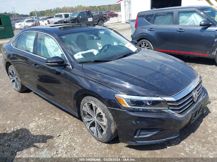 2020 VOLKSWAGEN PASSAT 2.0T SEL - 1VWCA7A39LC013163