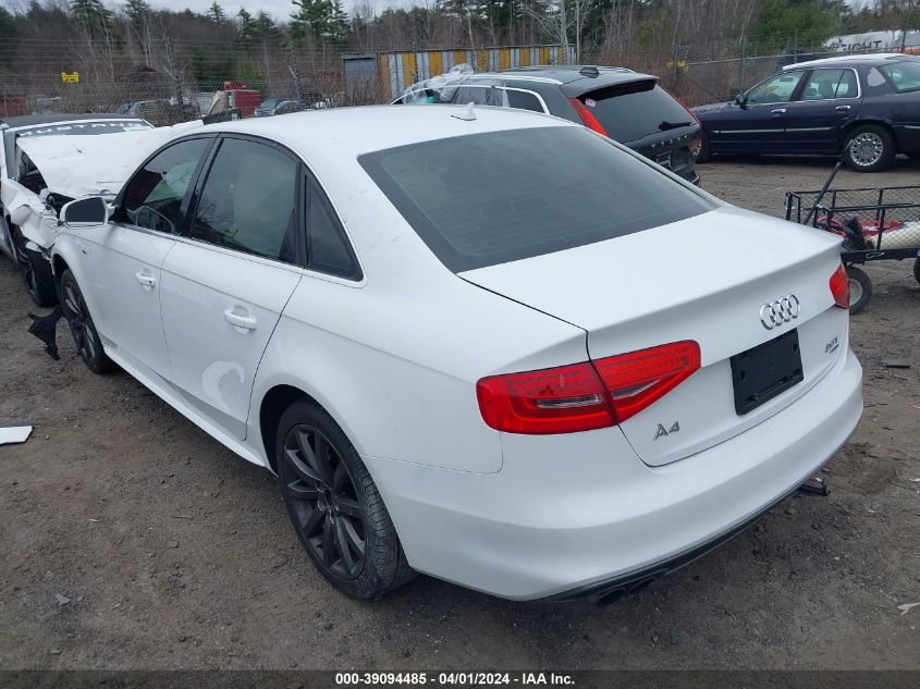 2014 AUDI A4 2.0T PREMIUM - WAUBFAFL1EN020523