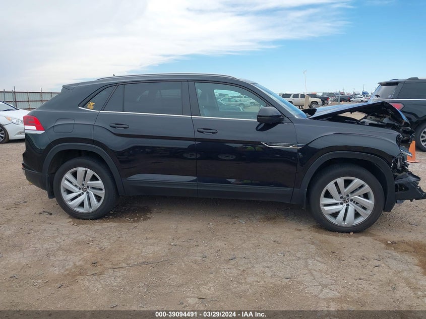 2022 VOLKSWAGEN ATLAS CROSS SPORT 3.6L V6 SE W/TECHNOLOGY - 1V2HE2CA6NC207954