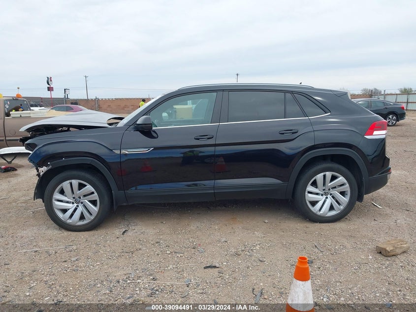 2022 VOLKSWAGEN ATLAS CROSS SPORT 3.6L V6 SE W/TECHNOLOGY - 1V2HE2CA6NC207954