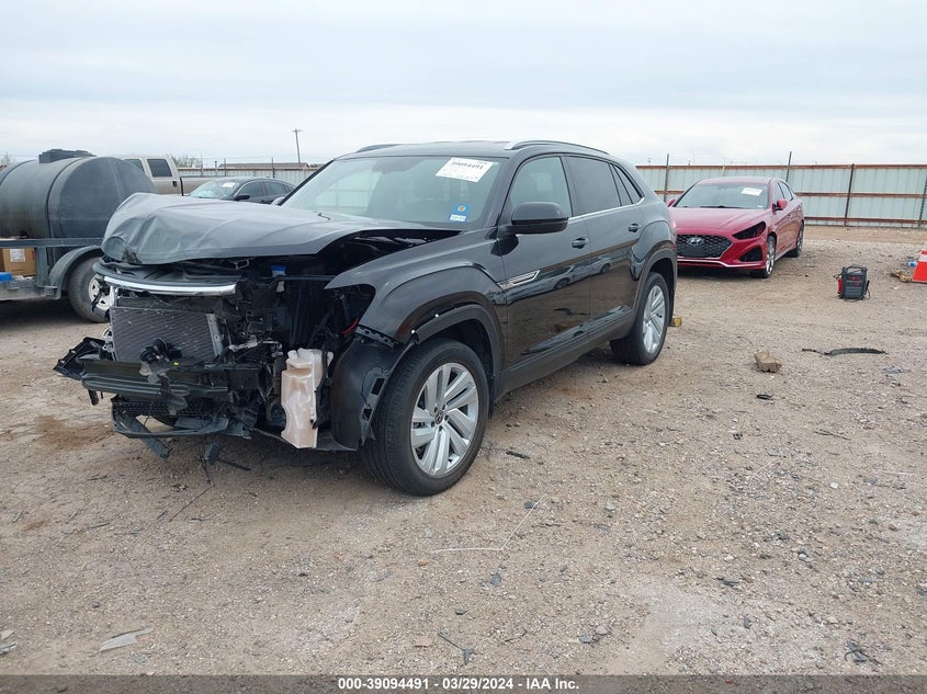 2022 VOLKSWAGEN ATLAS CROSS SPORT 3.6L V6 SE W/TECHNOLOGY - 1V2HE2CA6NC207954