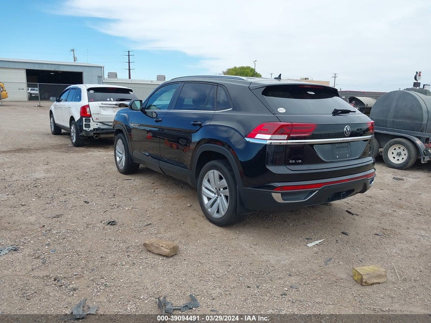 2022 VOLKSWAGEN ATLAS CROSS SPORT 3.6L V6 SE W/TECHNOLOGY - 1V2HE2CA6NC207954