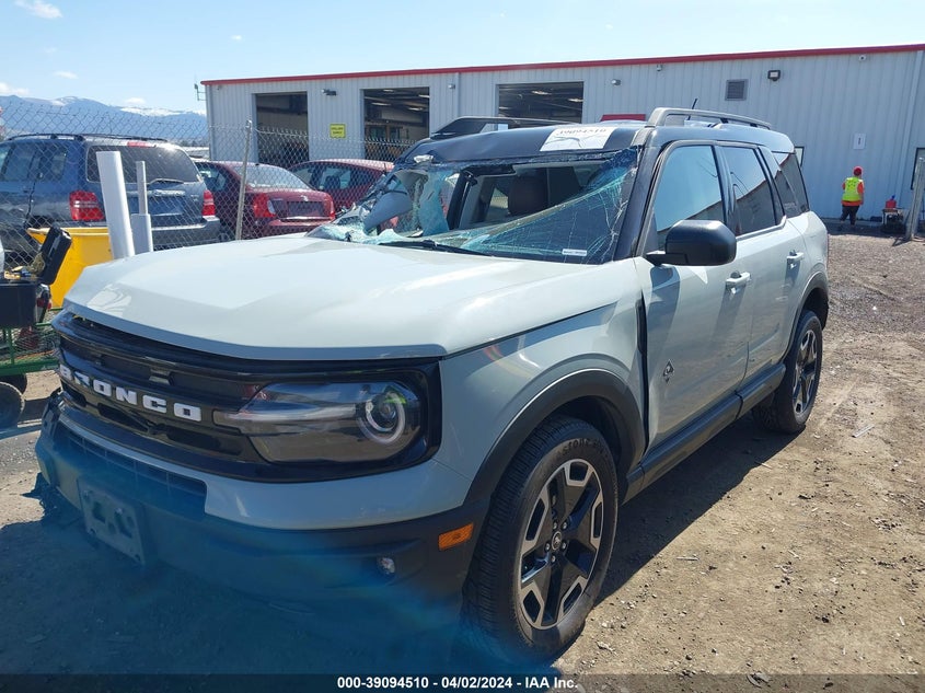 2021 Ford Bronco Sport Outer Banks VIN: 3FMCR9C60MRA68307 Lot: 39094510