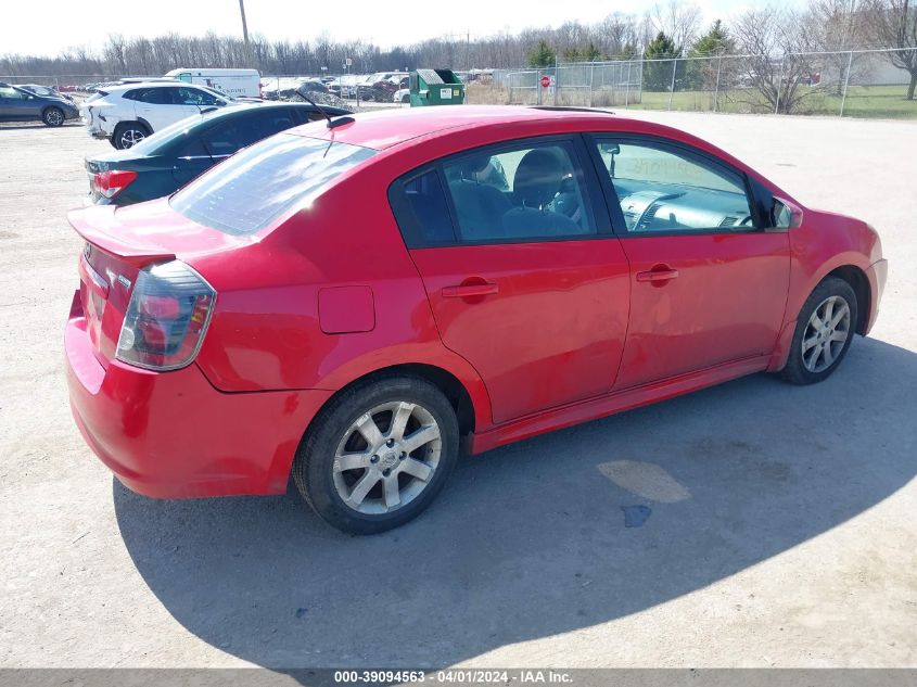 3N1AB6AP3CL681794 | 2012 NISSAN SENTRA