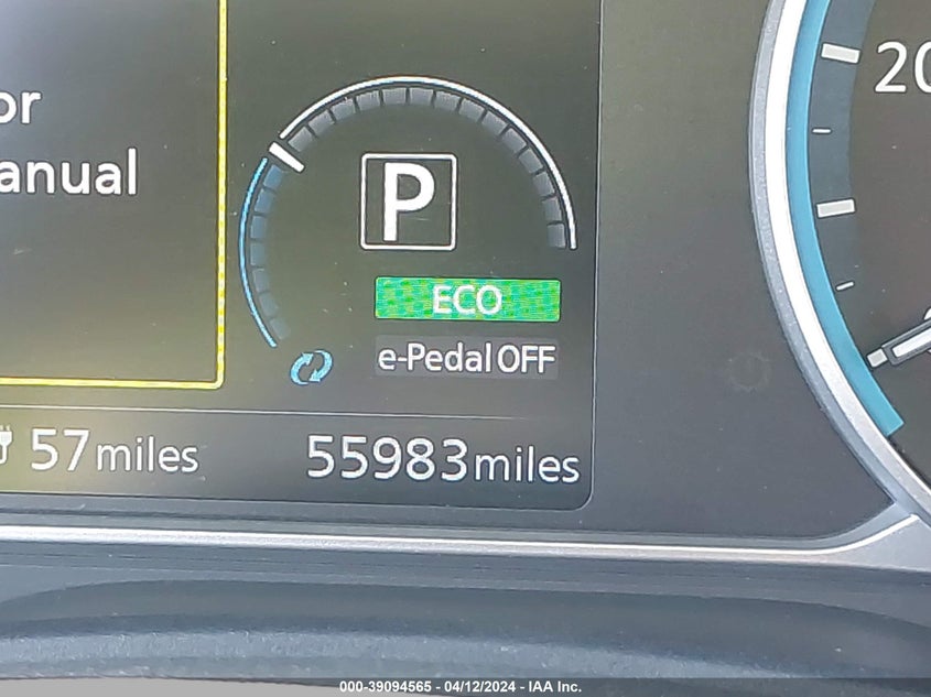 2019 NISSAN LEAF S - 1N4AZ1CP2KC318900