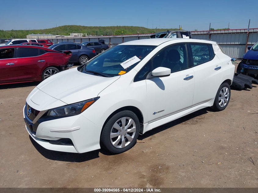 2019 Nissan Leaf S VIN: 1N4AZ1CP2KC318900 Lot: 39094565