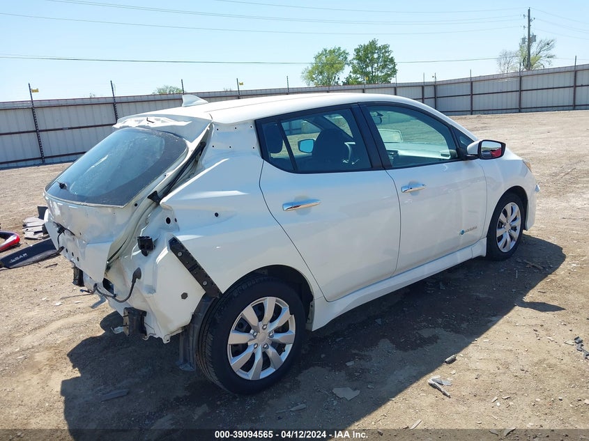2019 Nissan Leaf S VIN: 1N4AZ1CP2KC318900 Lot: 39094565