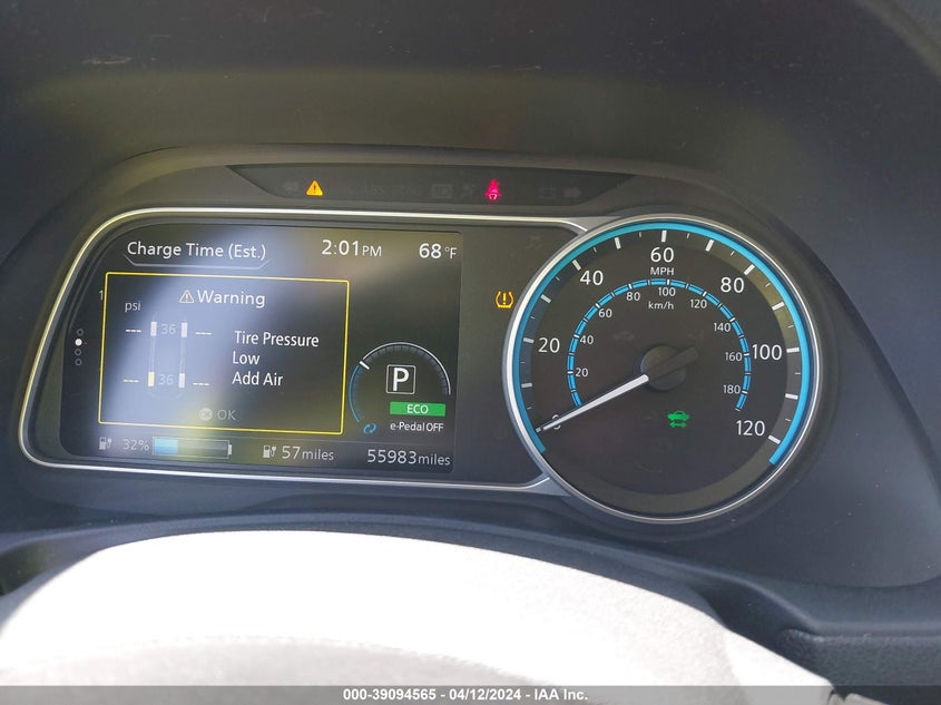 2019 NISSAN LEAF S - 1N4AZ1CP2KC318900