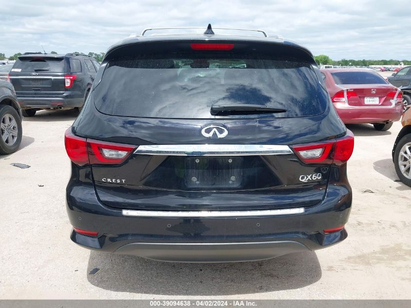 2019 Infiniti Qx60 Luxe VIN: 5N1DL0MN5KC553092 Lot: 39094638