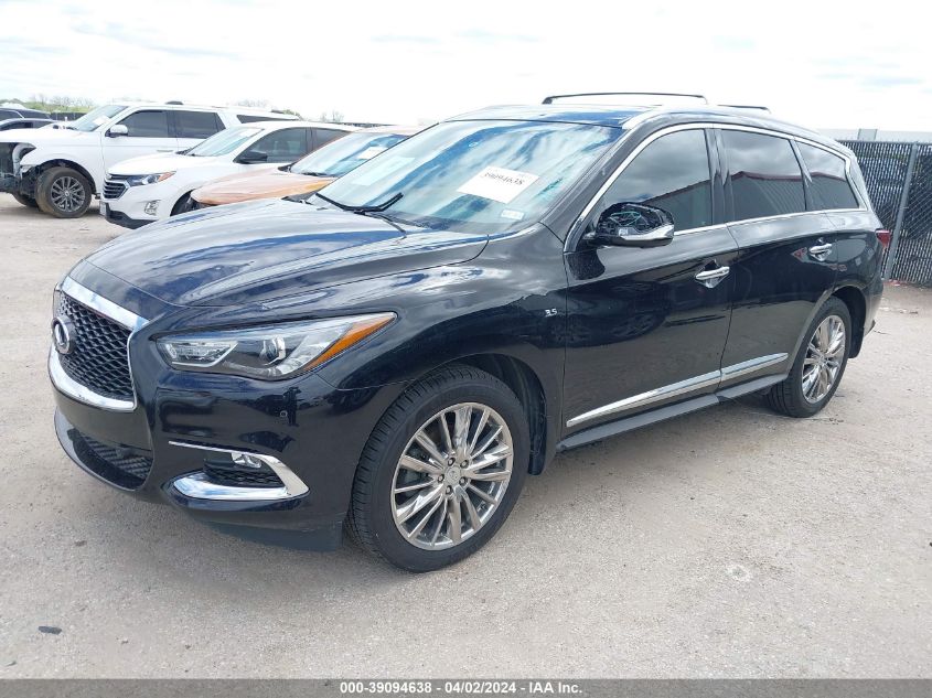 2019 Infiniti Qx60 Luxe VIN: 5N1DL0MN5KC553092 Lot: 39094638