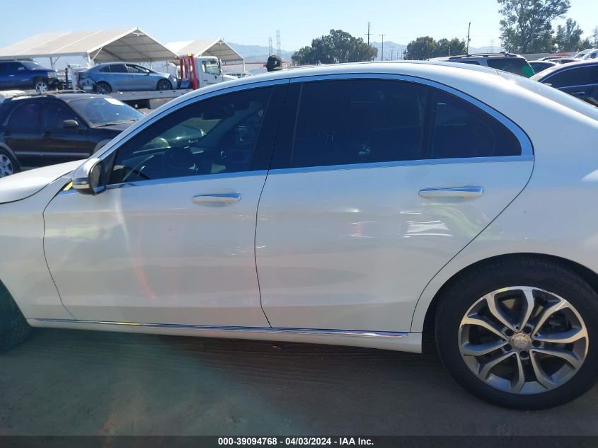 2016 Mercedes-Benz C 300 4Matic/Luxury 4Matic/Sport 4Matic VIN: 55SWF4KB5GU134995 Lot: 39094768