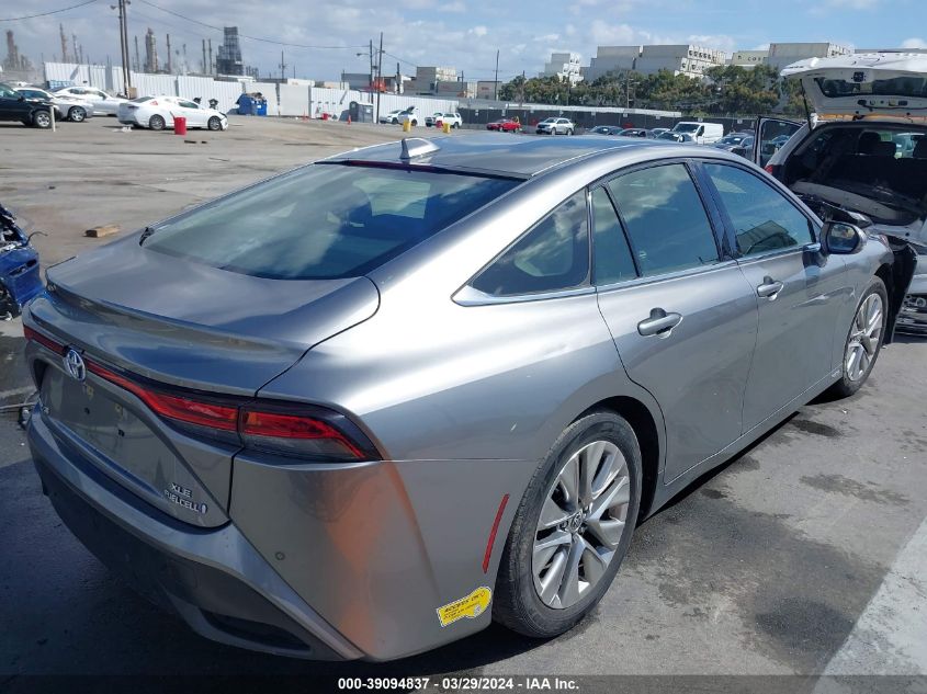 JTDAAAAA6NA004814 2022 Toyota Mirai Xle