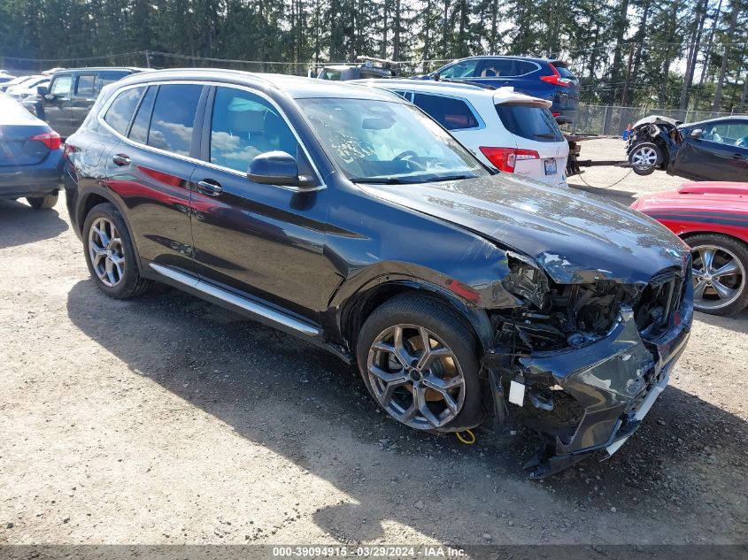 2023 BMW X3 XDRIVE30I - 5UX53DP04P9T28519