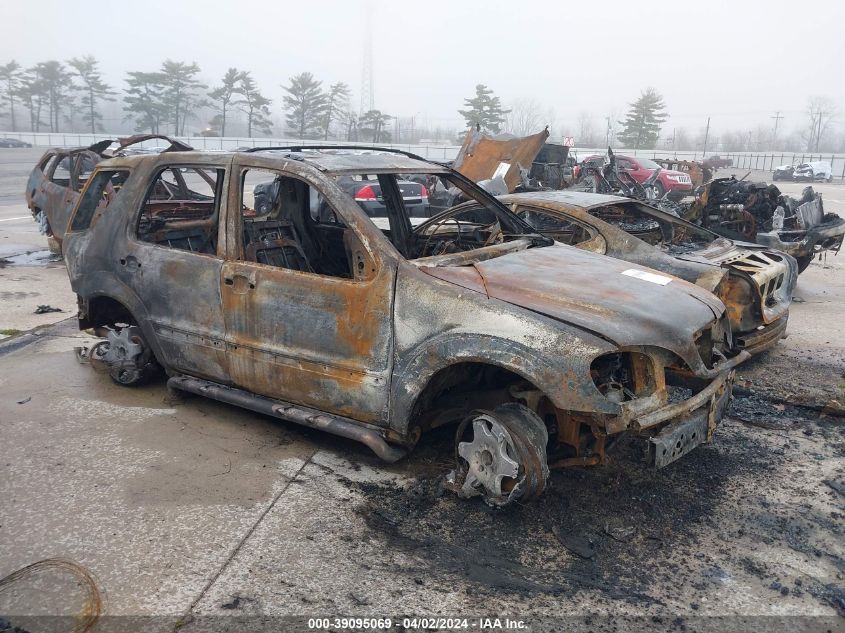 2003 Mercedes-Benz Ml 500 VIN: 4JGAB75E63A439869 Lot: 39095069