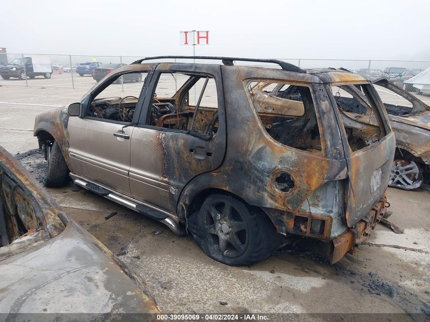 2003 Mercedes-Benz Ml 500 VIN: 4JGAB75E63A439869 Lot: 39095069