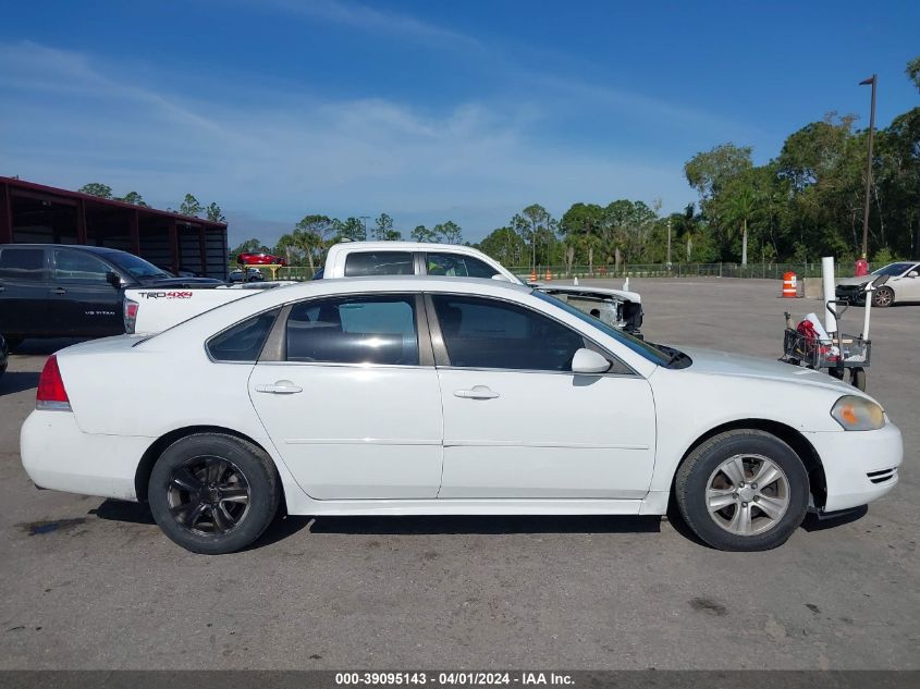 2G1WF5E30C1336192 | 2012 CHEVROLET IMPALA