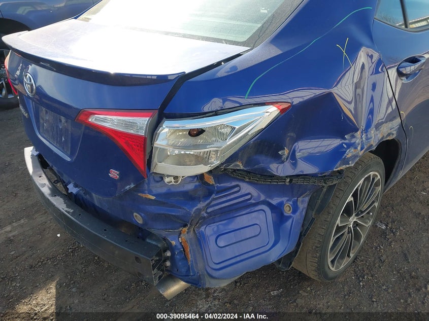 2015 TOYOTA COROLLA L/LE/LE PLS/PRM/S/S PLS - 2T1BURHE6FC434889