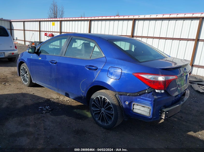 2015 TOYOTA COROLLA L/LE/LE PLS/PRM/S/S PLS - 2T1BURHE6FC434889