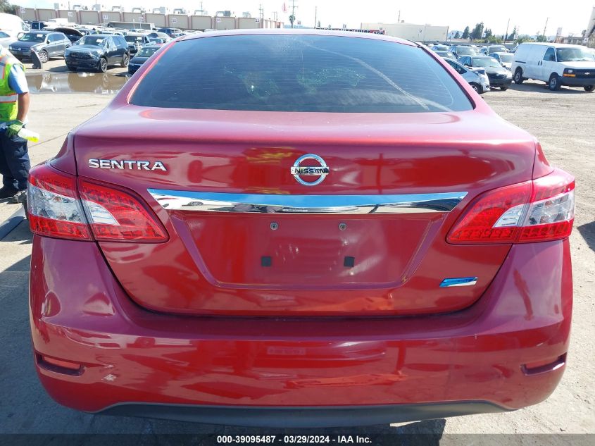 2014 Nissan Sentra S VIN: 3N1AB7AP6EY310382 Lot: 39221839