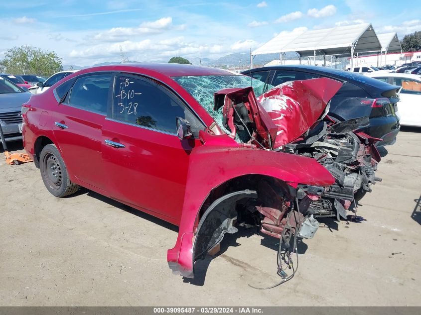 2014 Nissan Sentra S VIN: 3N1AB7AP6EY310382 Lot: 39221839