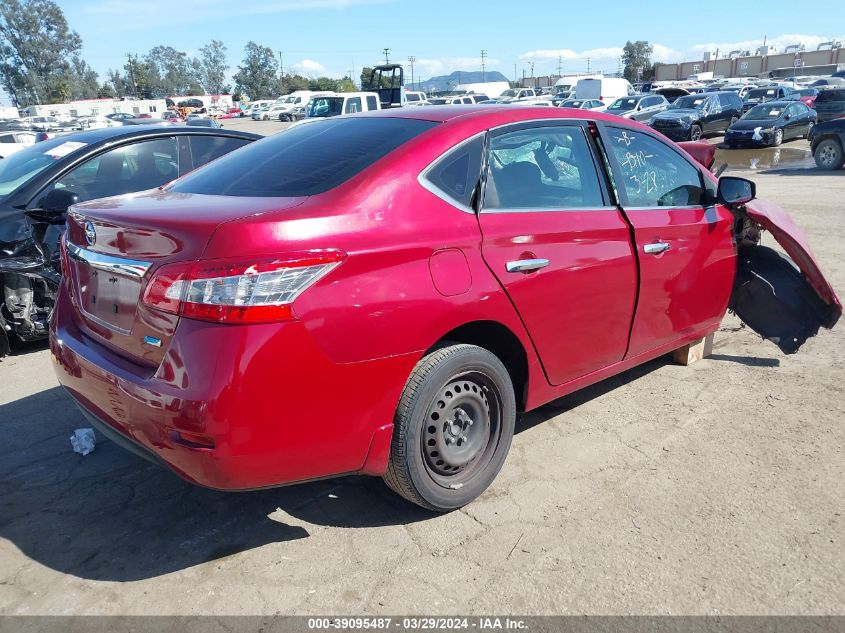 2014 Nissan Sentra S VIN: 3N1AB7AP6EY310382 Lot: 39221839