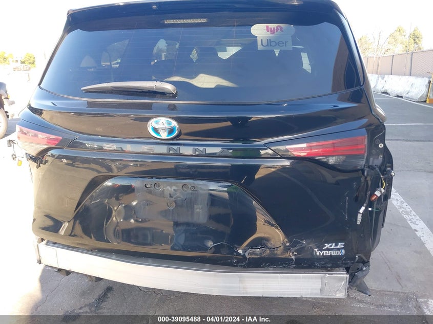 2022 TOYOTA SIENNA 2.5L I-4 DI, DOHC, V(VIN: 5TDYRKECXNS081794